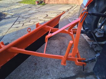 Traktorová radlice na sníh se železným břitem - 13