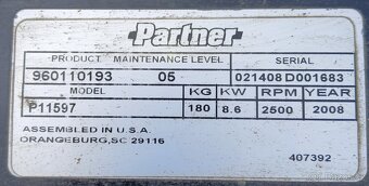 Traktůrek Partner P 11597 sekačka+radlice+řetězy - 13