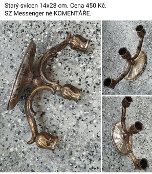 Starožitné a starší doplňky a dekorace. Ceny viz fota. - 13