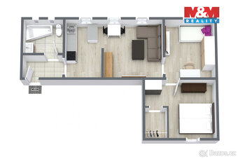 Prodej bytu 3+kk, 43 m², Karlovy Vary, ul. Borová - 13