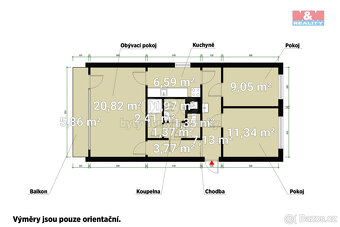 Prodej bytu 3+1, 70 m², Most, ul. Bělehradská - 13