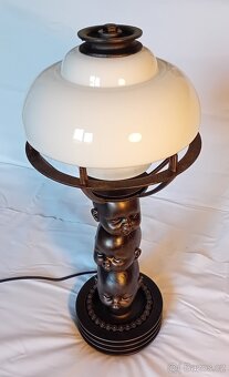 STEAMPUNK RECYCLE ART LAMPY - PATINOVANÝ KOV - 13