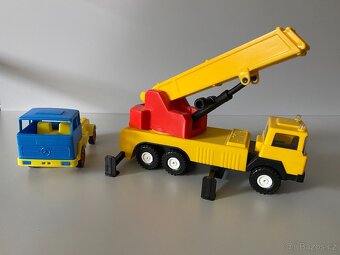 hračky staré hračky autíčka jeřáb mercedes ites - 13
