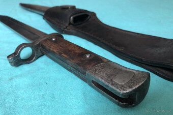 Rakousko-uherský nožový bodák M1888 – komplet - 13