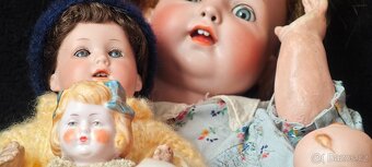 Starožitné porcelánky A.M, Heubach, Kewpie, K+W... - 13