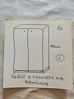 sektorový nábytek - skříň, 80. léta - 13