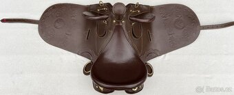 Australské sedlo s hruškou hnědé - 13