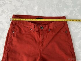 Sisley - dáms. cihlové skinny džíny – vel. 28; S? - 13
