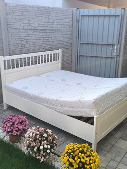 Prodám manželskou postel + Matrace ALOE VERA - 13