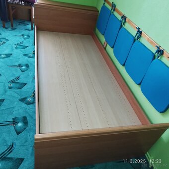 Sestava/nábytek/dětský pokoj, dekor zelená/olše - 13