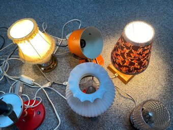 lampa retro lampa skleněná lampa retro lampa na noční stolek - 13
