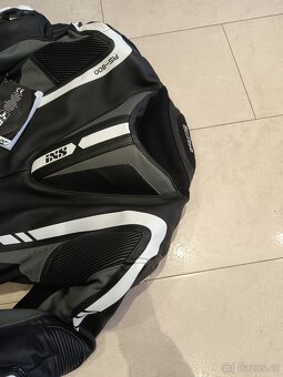 IXS RS 800-Pánská Dámská kožená moto kombinéza, zkrácená - 13