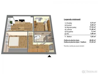 Byt 2+1 s balkónem, os.vl., Vršovců, Ostrava Mar. Hory - 13
