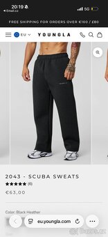 YoungLA Scuba set teplákovka (Black Heather) - 13