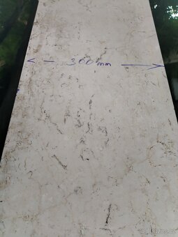 Dvoumetrový PARAPET  síla 3cm 205x30cm. - 13