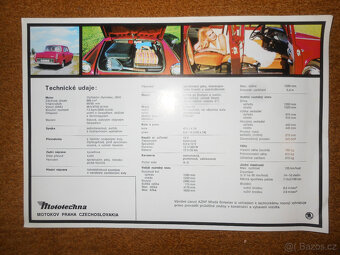 Prospekty Trabant 601, Liaz,Škoda, Volha, Wartburg, Zastava - 13