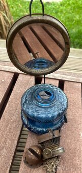 Ditmar (Vienna / Austrian Make) — modré sklo s reflektorem, - 13