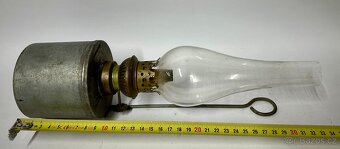 Stará lampa petrolejka TOP stav včetně perfekt stínítka - 13