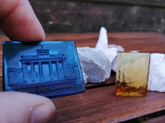 Starožitné skleněné miniaturky - 13