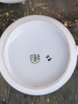 3 ks Porcelánový set,MZ Stará Role,Czechoslovakia. - 13