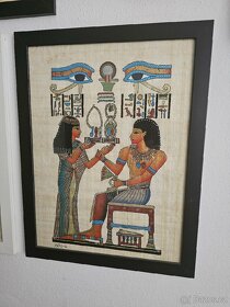 Papyrus Egypt zarámované - 13