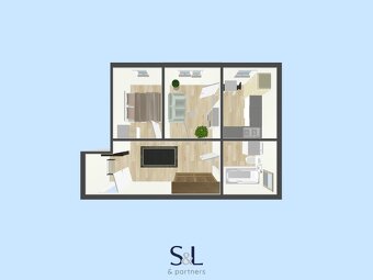 Pronájem bytu 2+1, 49 m2 - Sonnenblick , 02748 Bernstadt auf - 13