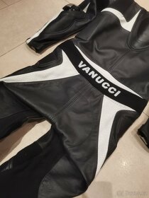 Vanucci Racing-Pánská kožená moto kombinéza, jednodílná - 13