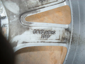 Originální alu kola BMW X5 F15, zimní Pirelli 255/55 r18 - 13