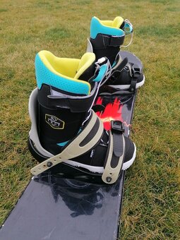 Snowboard 125cm komplet - 13