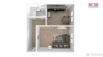 Pronájem bytu 2+kk, 39 m², Klatovy, ul. Mánesova - 13