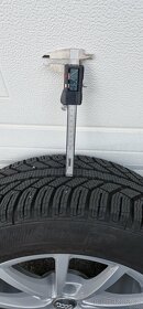 Zimné Semperit 225/60 R17, Audi A6 5x112, 7,5J, ET 36 - 13