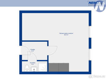 Pronájem bytu 1+kk Komenského, Husinec - 13