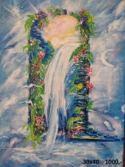 Ručně malované obrazy,akryl na plátně - 13