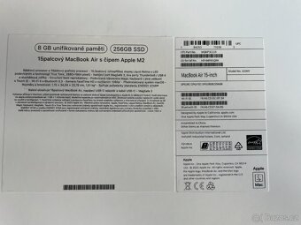 Macbook Air 15.3" (2023) - M2/8GB/256GB/97% BATERIE + ZÁRUK - 13
