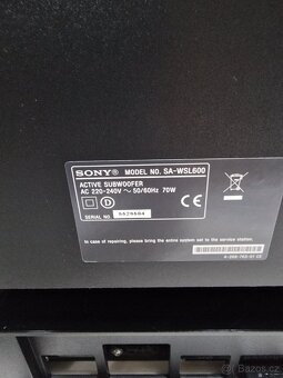 Sony BDV-L600 3d,blueray,bezdrátové dom.kino - 13