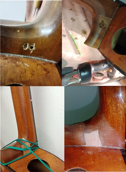 Zrestaurovaná 4/4 španělská kytara - 13