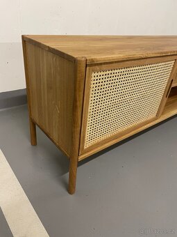 Dubový TV stolek Pola - 13