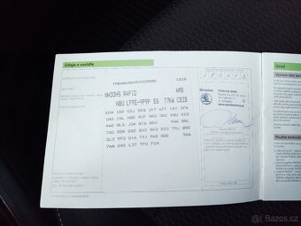 Škoda Rapid, 1,2 TSI 77kw, servisní knížka - 13