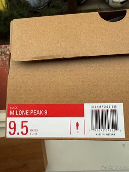 Altra Lone Peak 9 Men's - černé, zcela nové, 43 - 13