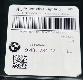 BMW X5 G05 X6 G06 Full led adaptivní světlomety - 13
