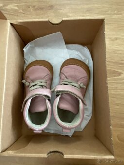 Celoroční kožené barefoot boty Aylla Tiksi - pink vel. 26 - 13
