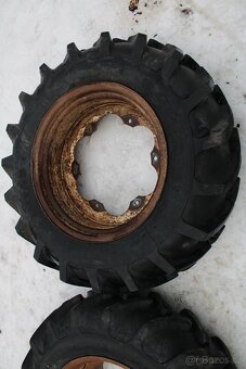Zetor 8145 přední kola mitas 12,4-24 12pláten nové pneu - 13