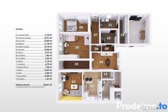 Prodej rodinného domu 3+1, 134 m2 - Hrádek, ev.č. 100003 - 13