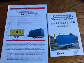 Přívěsný vozík dvouosý - 13