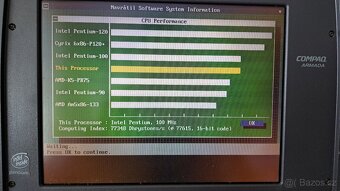 Historický notebook Compaq Armada 1120 - Pentium 100MHz - 13
