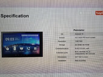 Videozvonek 2 monitory NOVÝ - 13