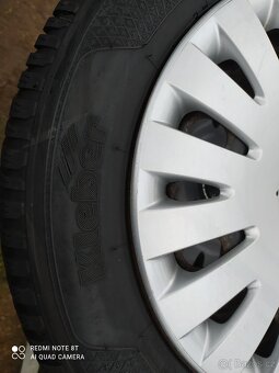 PLECHOVÉ KOLA VW - 5x112-r16+ZIMNÍ PNEU KLEBER 205/60/16-4ks - 13