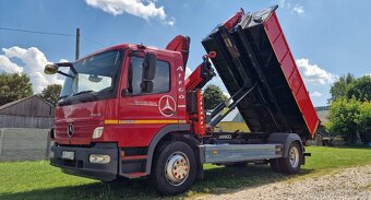 MERCEDES-BENZ ATEGO 1624 HÁKOVÝ NOSIČ + HYDR. RUKA + Kontaj - 13