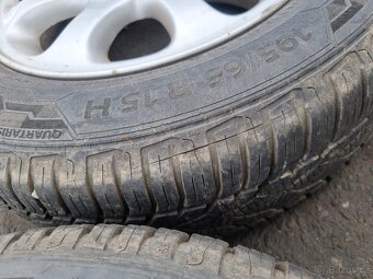 195/65 R15 celoroční pneu, disky Volvo v40 - 13