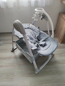 Jídelní židlička s lehátkem a houpačkou 3v1 - 13